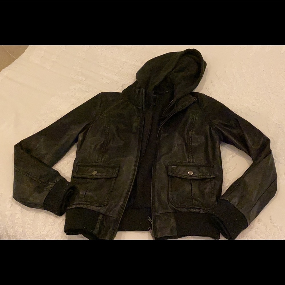 Ladies Obey Black Bomber Jacket